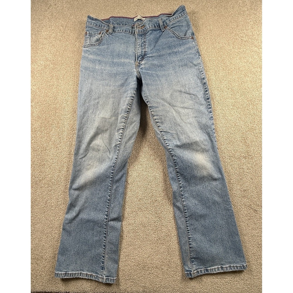 Levi's 550 Relaxed Boot Cut Women's 12 Short Blue Jeans Denim Y2K Vintage